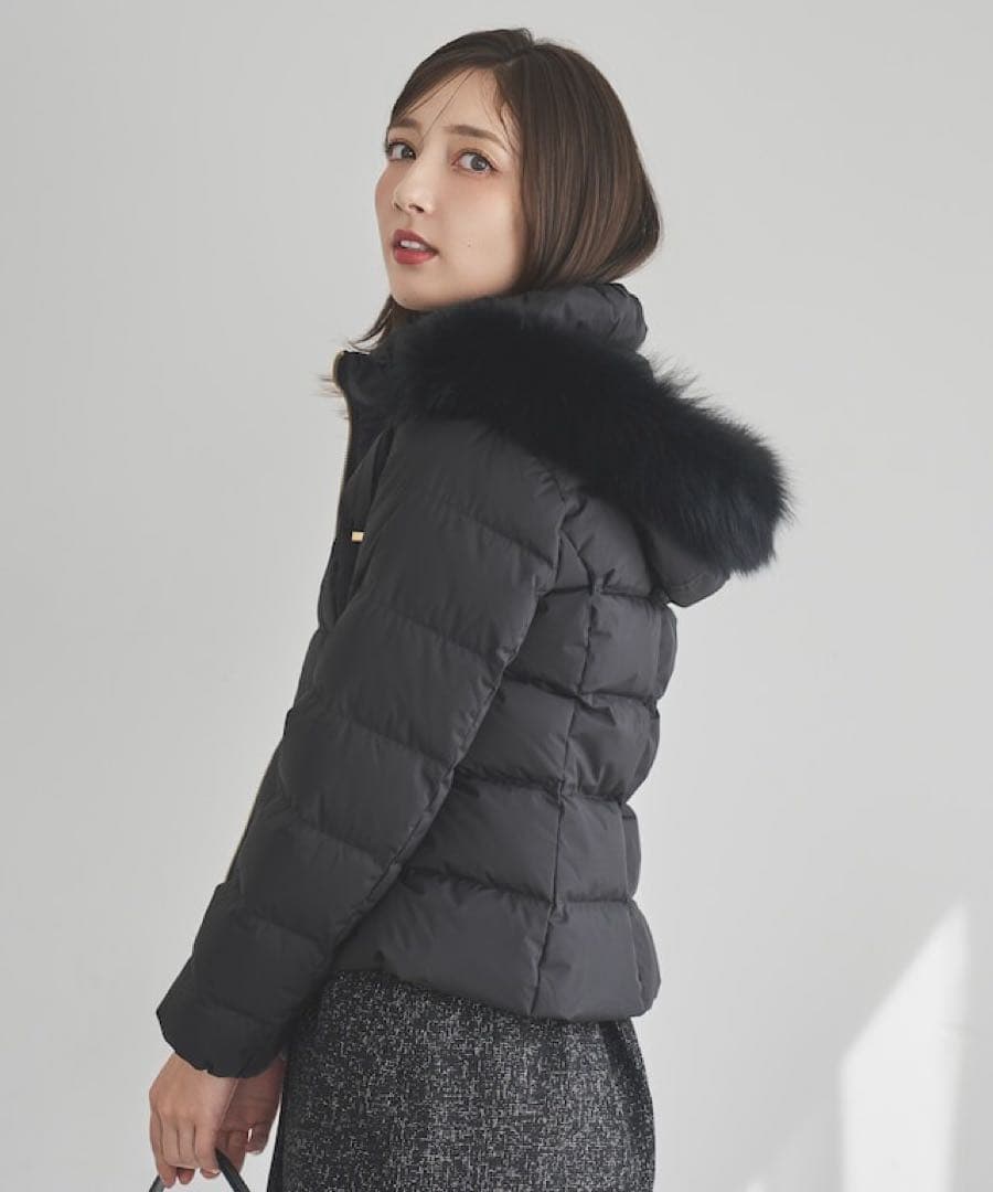 スイカ様　SWINGLE フォックスファー付ショートダウン