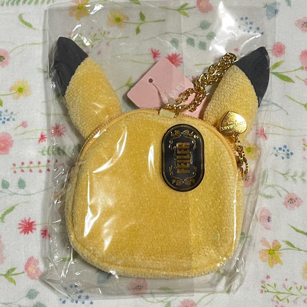 新品 ラブラリー バイ フェイラー ピカチュウ フェイス ポーチ ポケモン