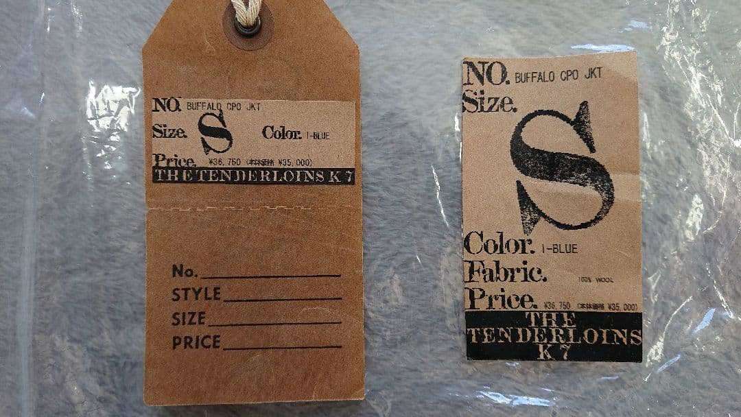 テンダーロイン　バッファロー　CPO JKT