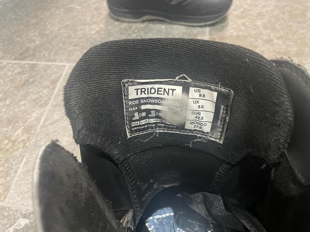 RIDE TRIDENT スノーボードブーツ ブラック