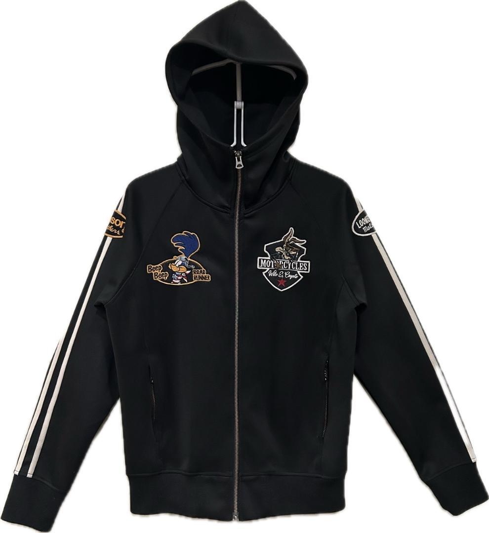 ＊vanson×ルーニー テューンズ 刺繍トラック フード ジャケット M