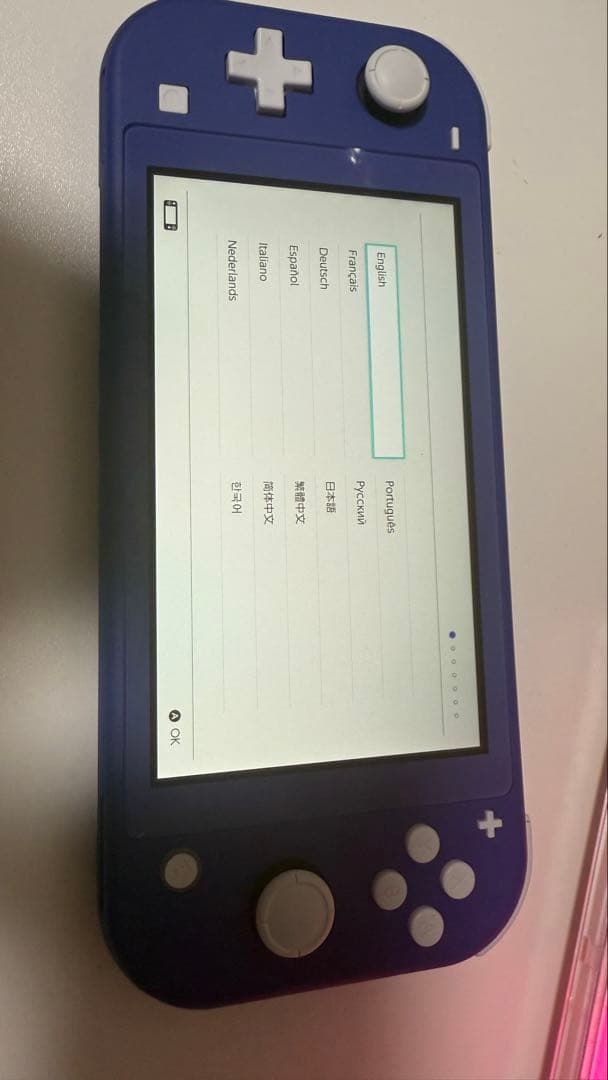 【美品】Nintendo Switch Lite 青【本体】