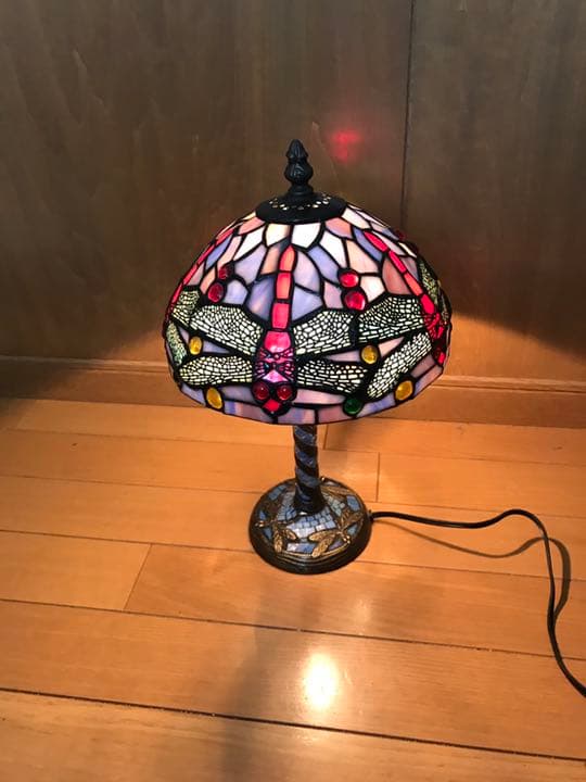 アンティーク　ランプ　トンボ