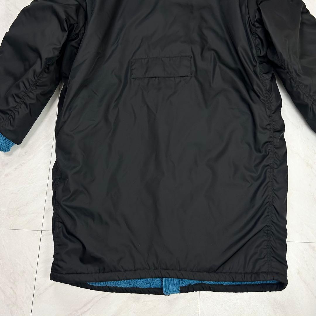 未使用に近い 2022 PRADA ラフシモンズ プレート ロングジャケット M