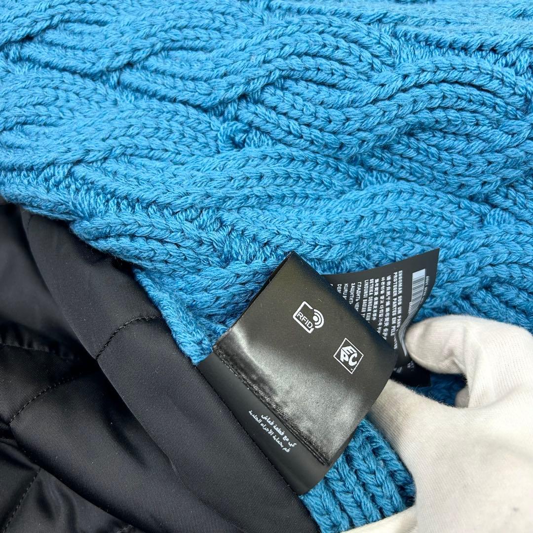 未使用に近い 2022 PRADA ラフシモンズ プレート ロングジャケット M