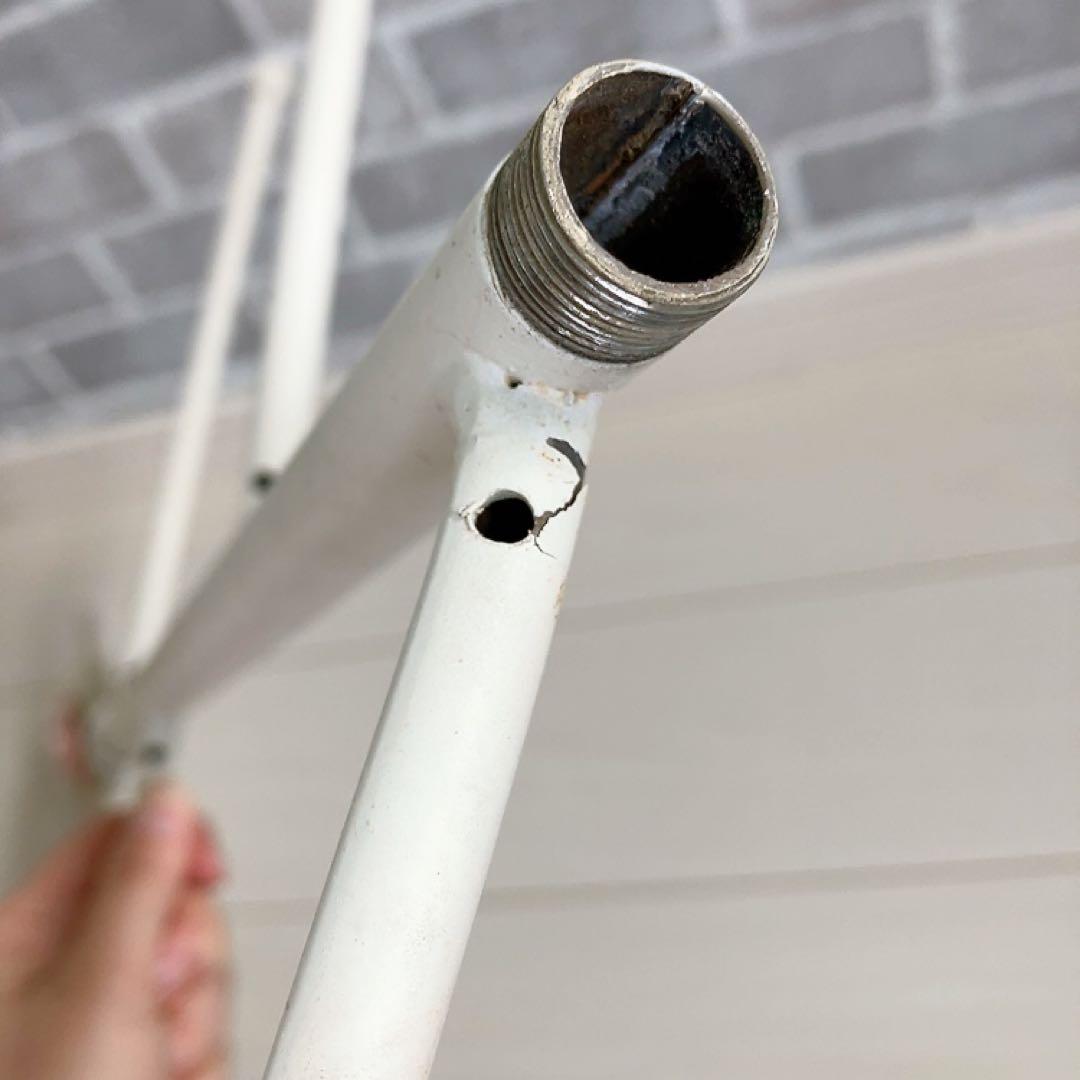 【専用】アンティーク調 アイアン製ポールハンガー、オットマン2点おまとめ