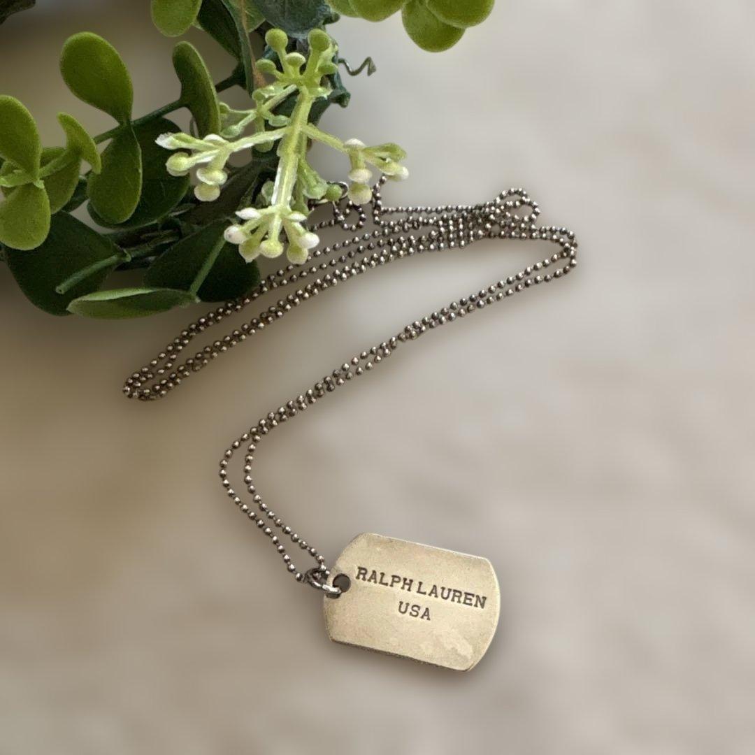 ラルフローレン RALPH LAUREN USA ドッグタグ ネックレス