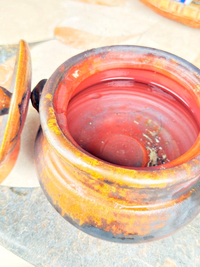 備前焼　茶道具　水指/水差