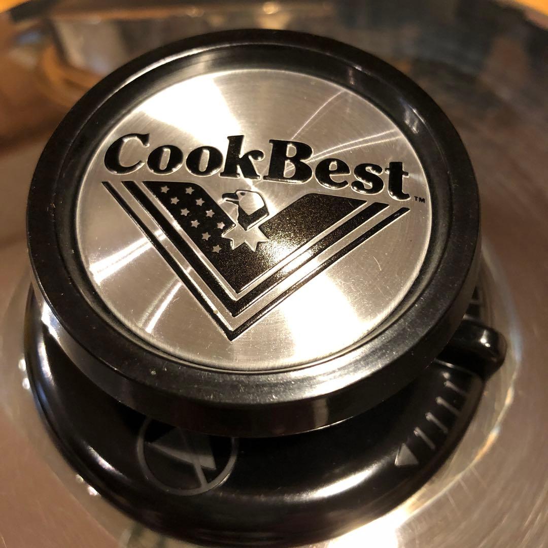 cookbest 電気フライパン電気スキレット　リキッドコア　未使用保管品
