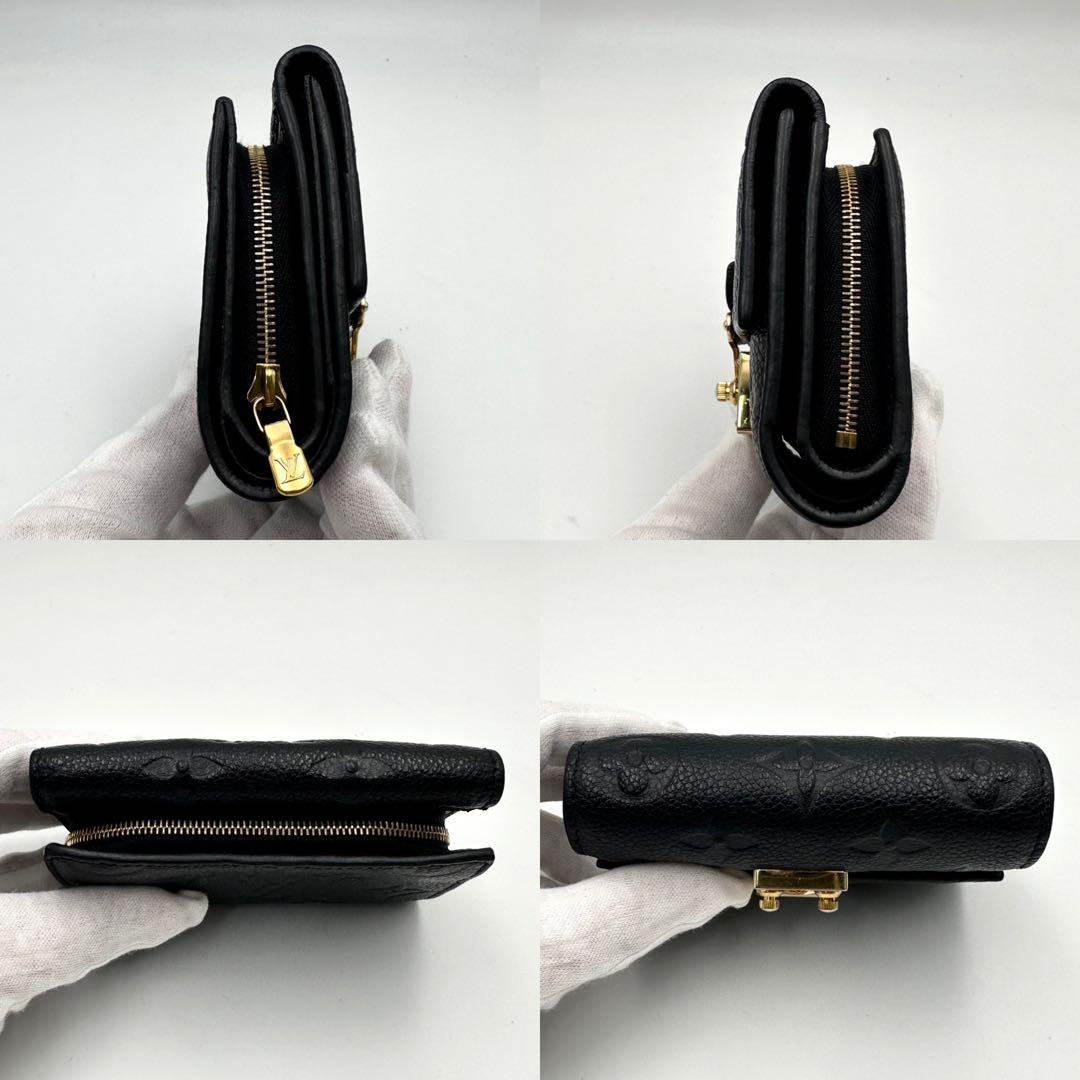 美品/現行✨ヴィトン アンプラント ポルトフォイ コンパクト 折り財布