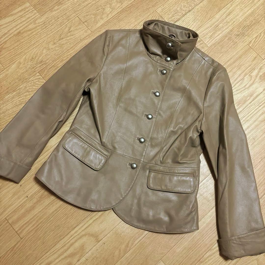 ブイ　フゥォン　ズン　超美品　balmain 羊革　レザージャケット