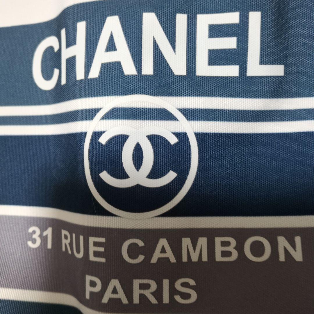 CHANEL ストライプ トートバッグ