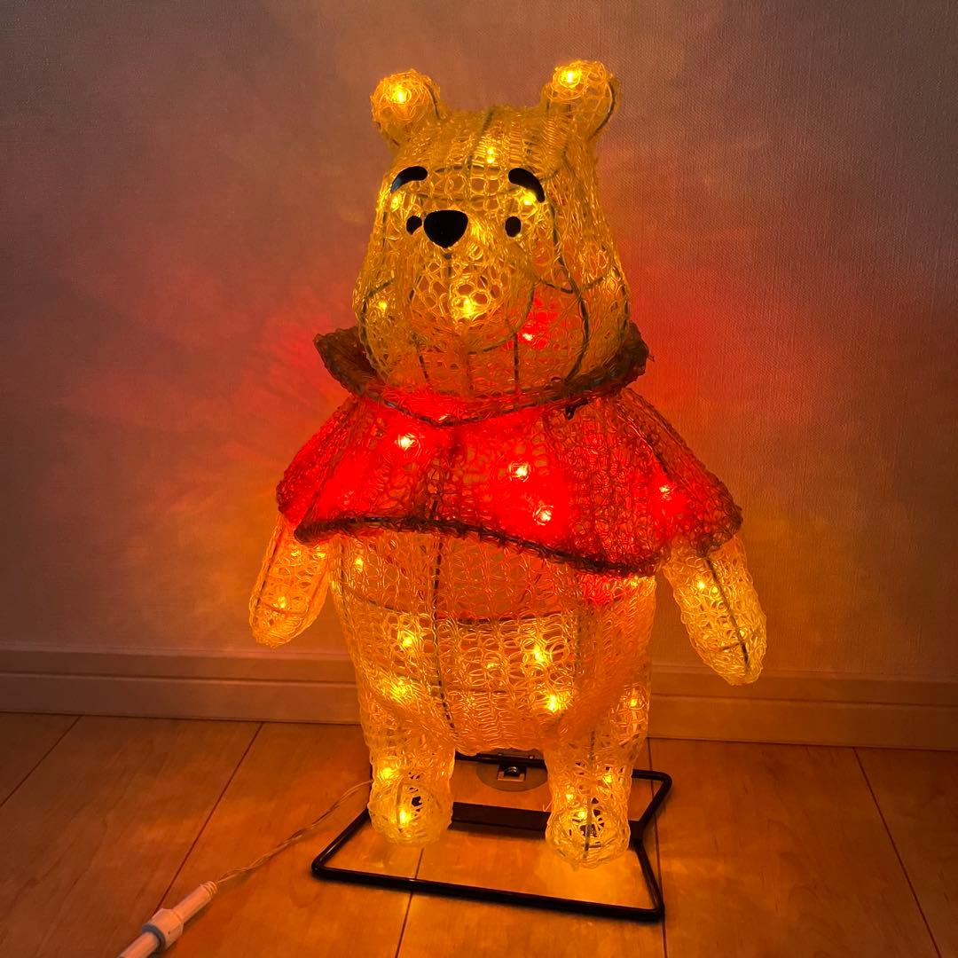 くまのプーさん LEDイルミネーション 高さ47cm