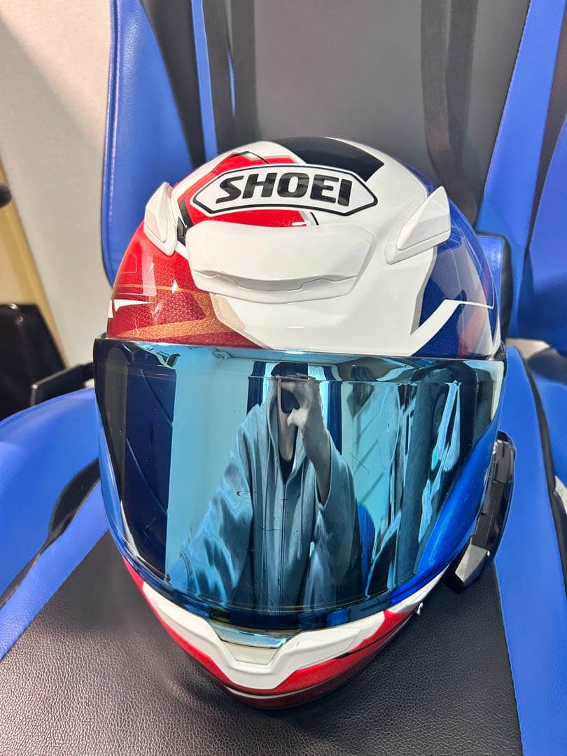 ただのひと SHOEI フルフェイスヘルメット、ビーコム付き