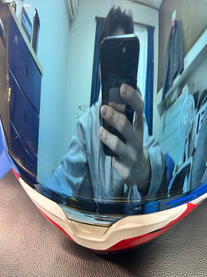 ただのひと SHOEI フルフェイスヘルメット、ビーコム付き