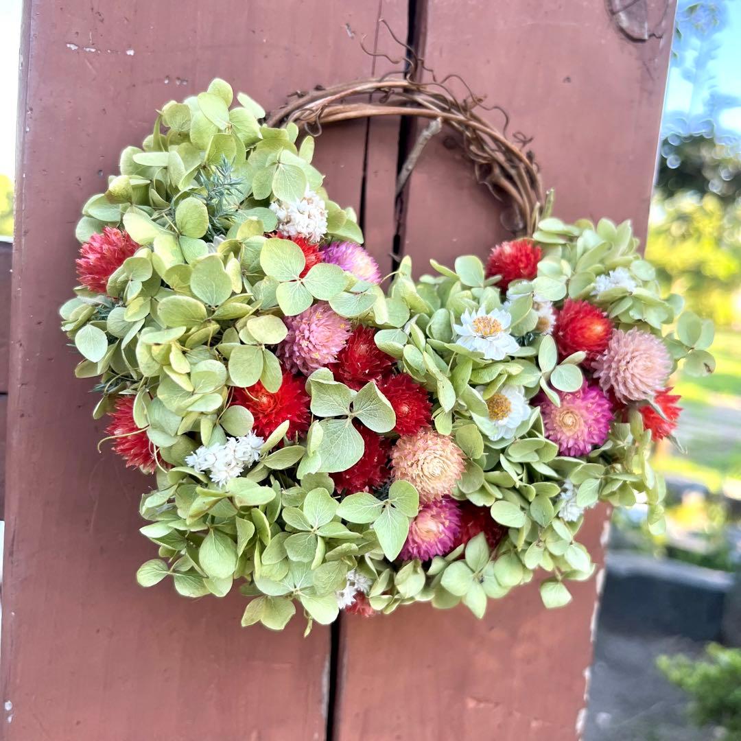 アナベル紫陽花　リース