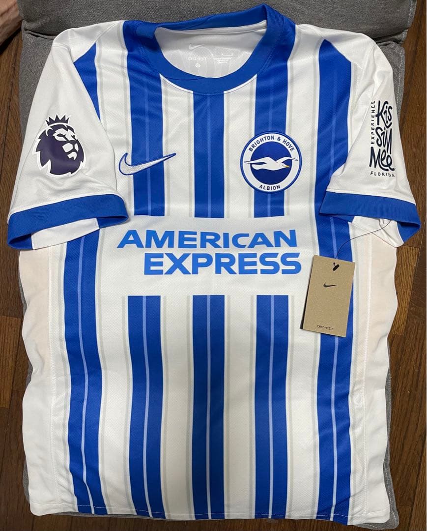 【プレミアパッチ付】ブライトン 2024-25 三笘薫 ユニフォーム 正規品