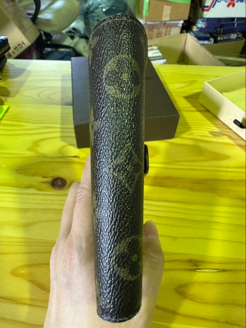 g1407 ルイヴィトン モノグラム がま口 折り財布