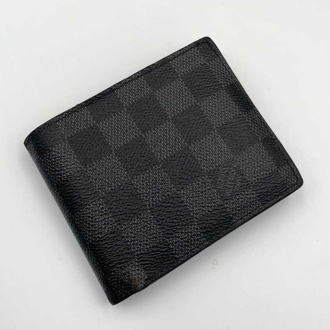 ルイヴィトン　ダミエグラフィット　ポルトフォイユ・マルコ　二つ折り財布