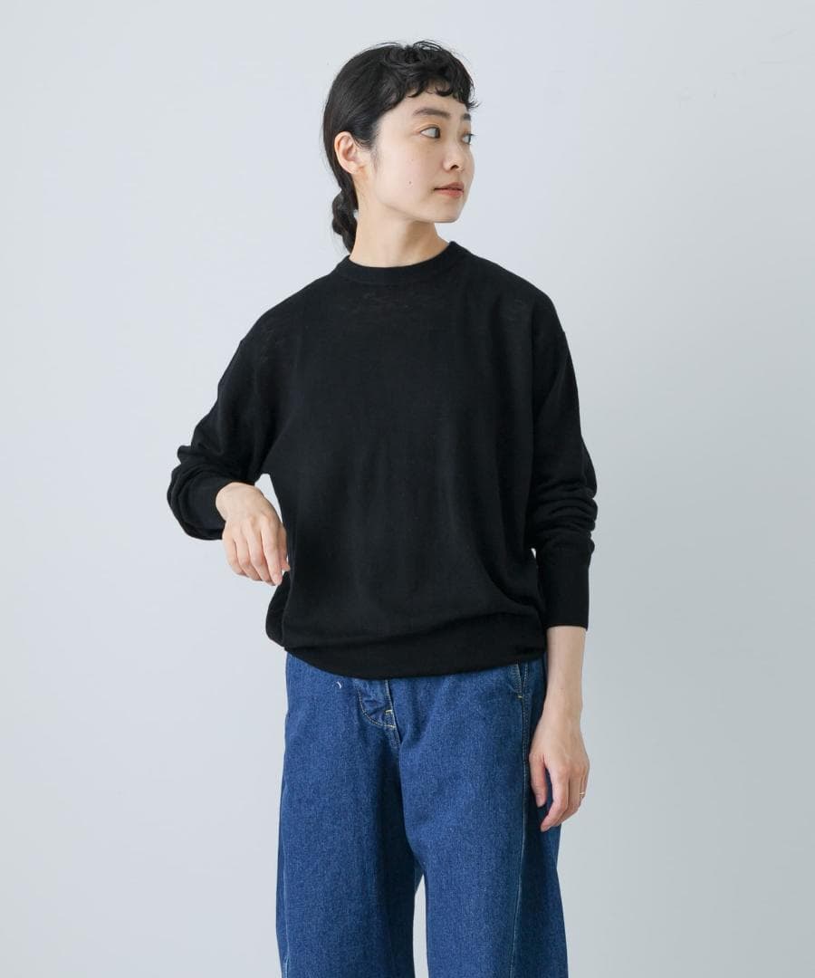 最終値下げ　かぐれ　ウールハイゲージクルーニット