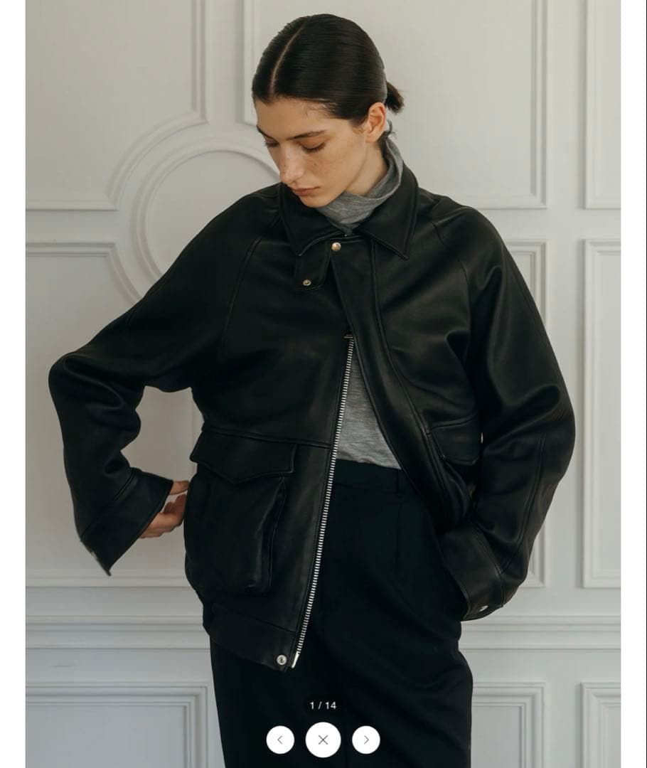 新品未使用CREDONA HERITAGE A-2 LEATHER JACKET