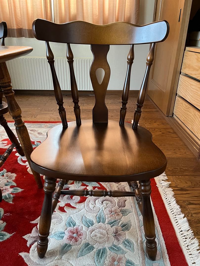 ④バラ売り不可 ①〜⑤セット販売のみ　ダイニング　テーブル　チェア