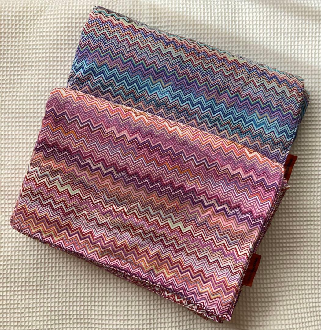 イブちゃんさま専用【MISSONI】掛け布団カバー♡ピンク&ブルーのセット