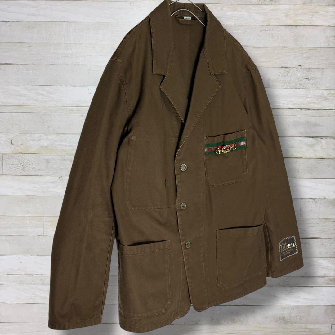 【美品】 GUCCI グッチ デニムジャケット シェリー インターロッキング