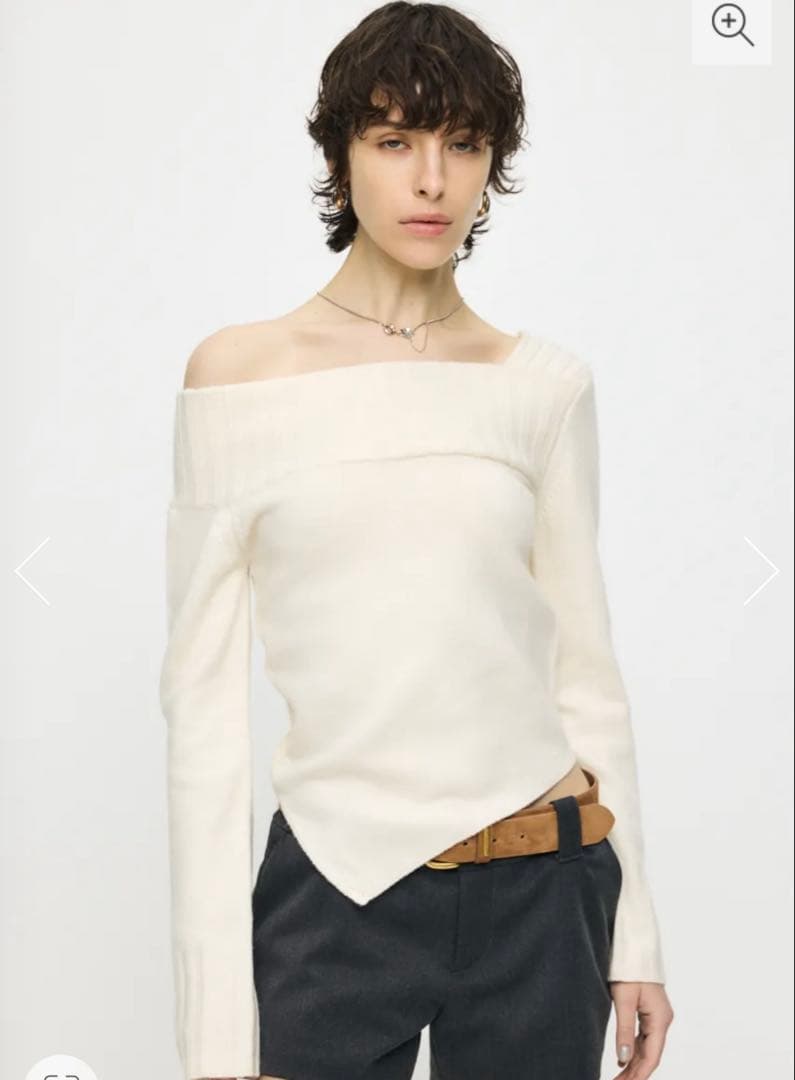 MOUSSY マウジー　ASYMMETRY トップス　アシメトリートップス