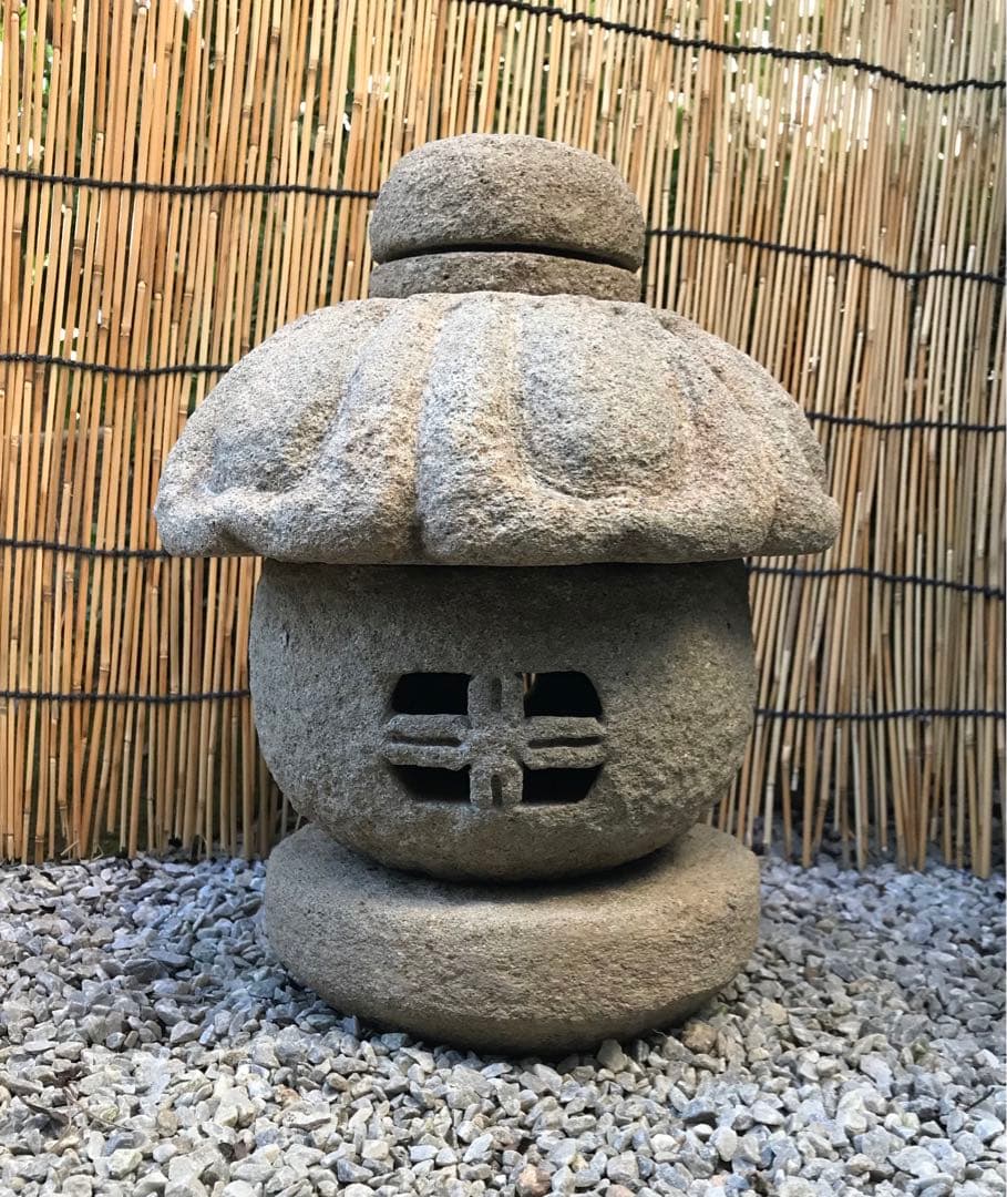 【天然石・坪庭石灯篭・日本庭園・和洋庭園・露地庭・屋上テラス】庭石オブジェ箱庭