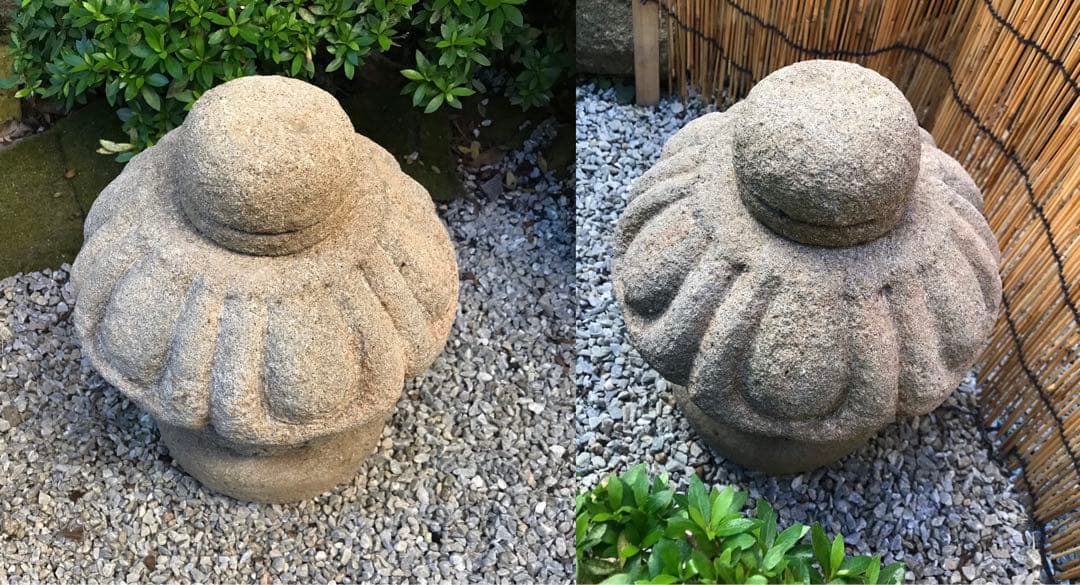 【天然石・坪庭石灯篭・日本庭園・和洋庭園・露地庭・屋上テラス】庭石オブジェ箱庭