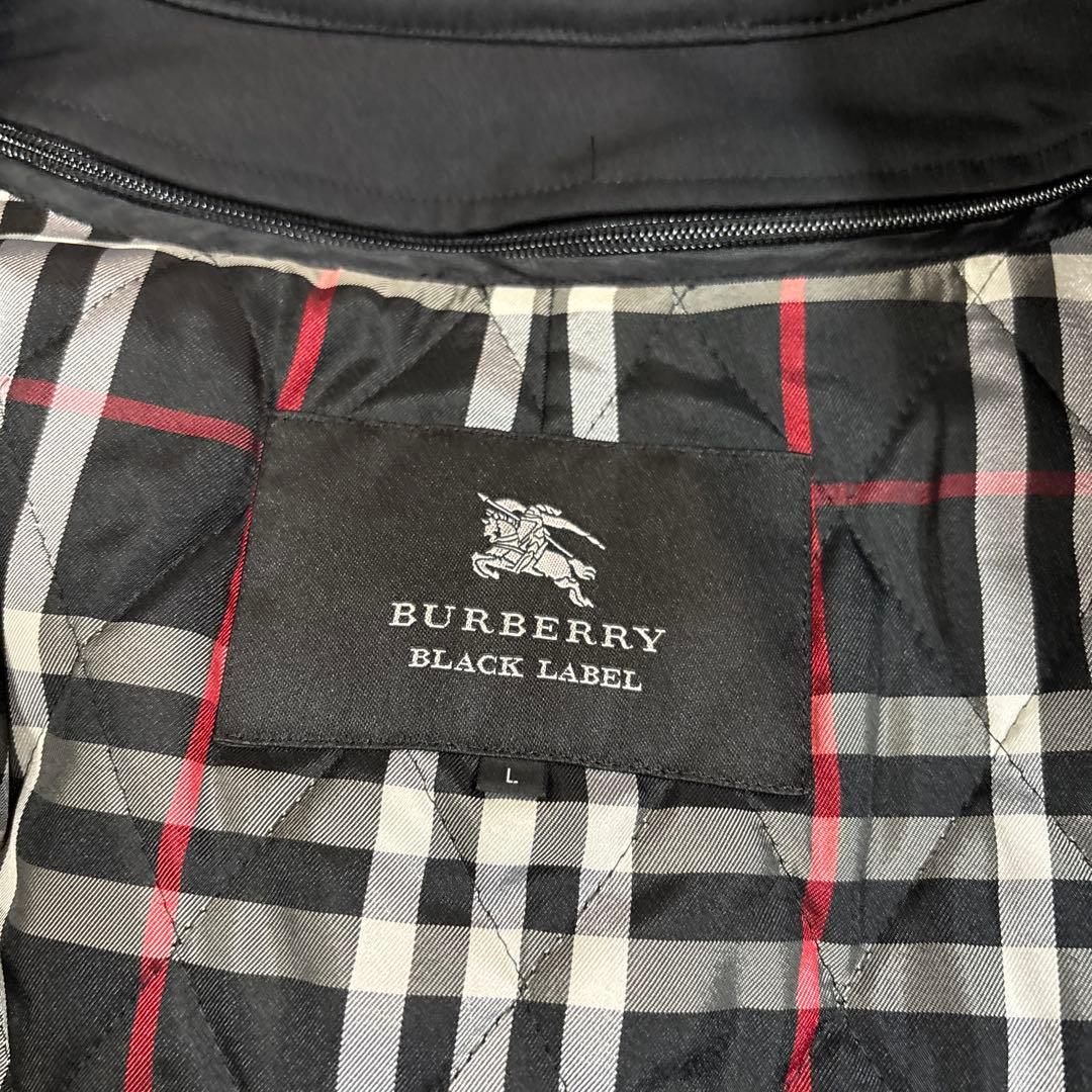 Burberry Black Label トレンチコート Lサイズ ブラック
