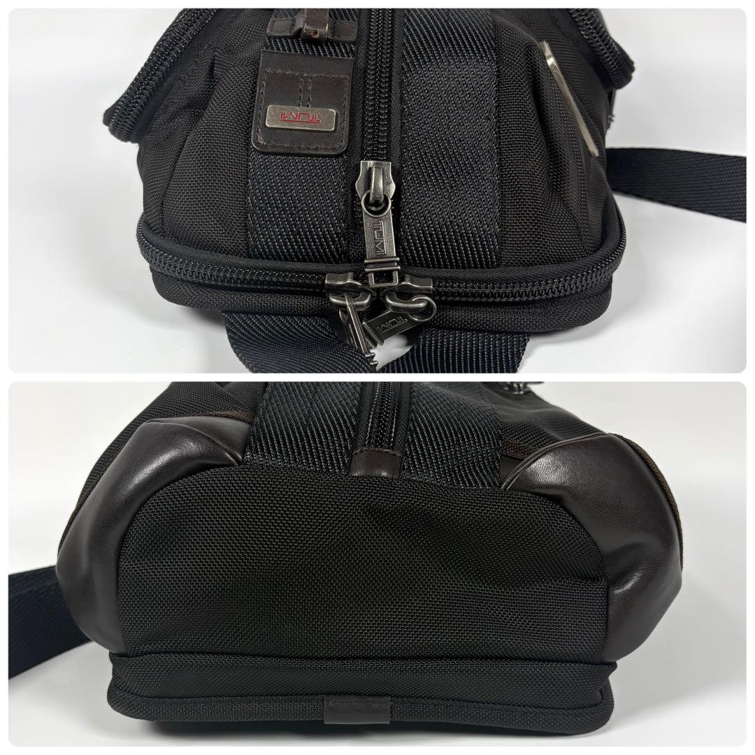TUMI アルファ ブラボー サラトガ ボディバッグ 黒
