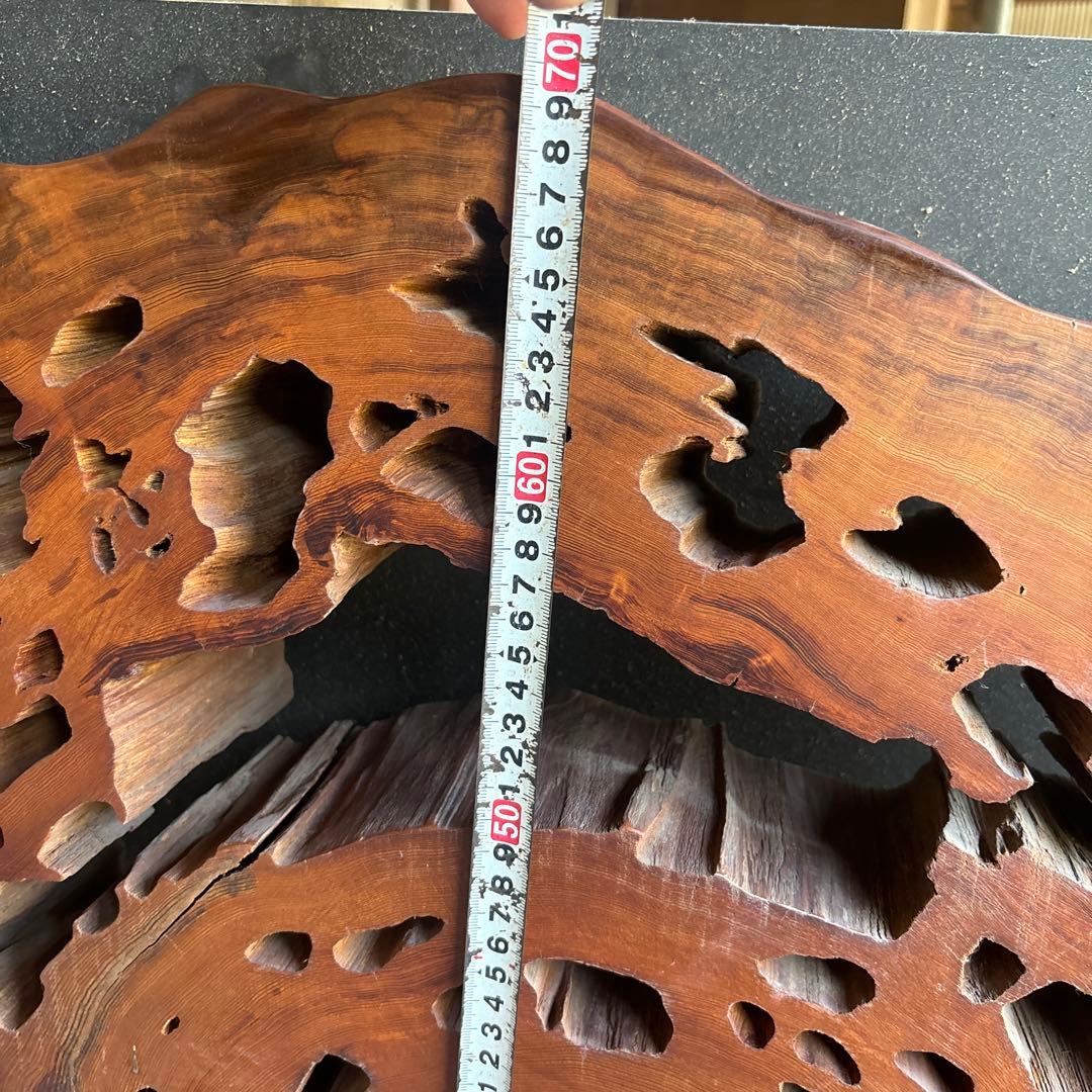 屋久杉輪切り　衝立