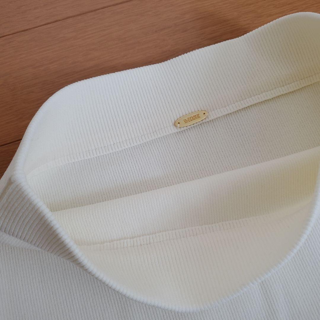 未使用　ドゥーズィエムクラス　DINER RIB TIGHT スカート　25春夏