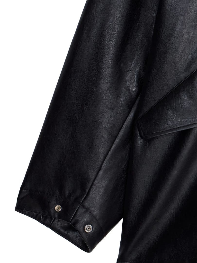 別注 N.HOOLYWOOD Ameri FAKE LEATHER JACKET