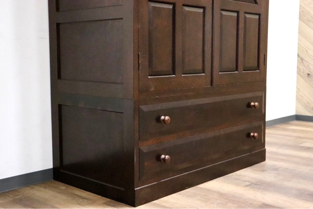 GMHK623B○松本民芸家具 D型 ワードローブ 洋服タンス クローゼット ミ