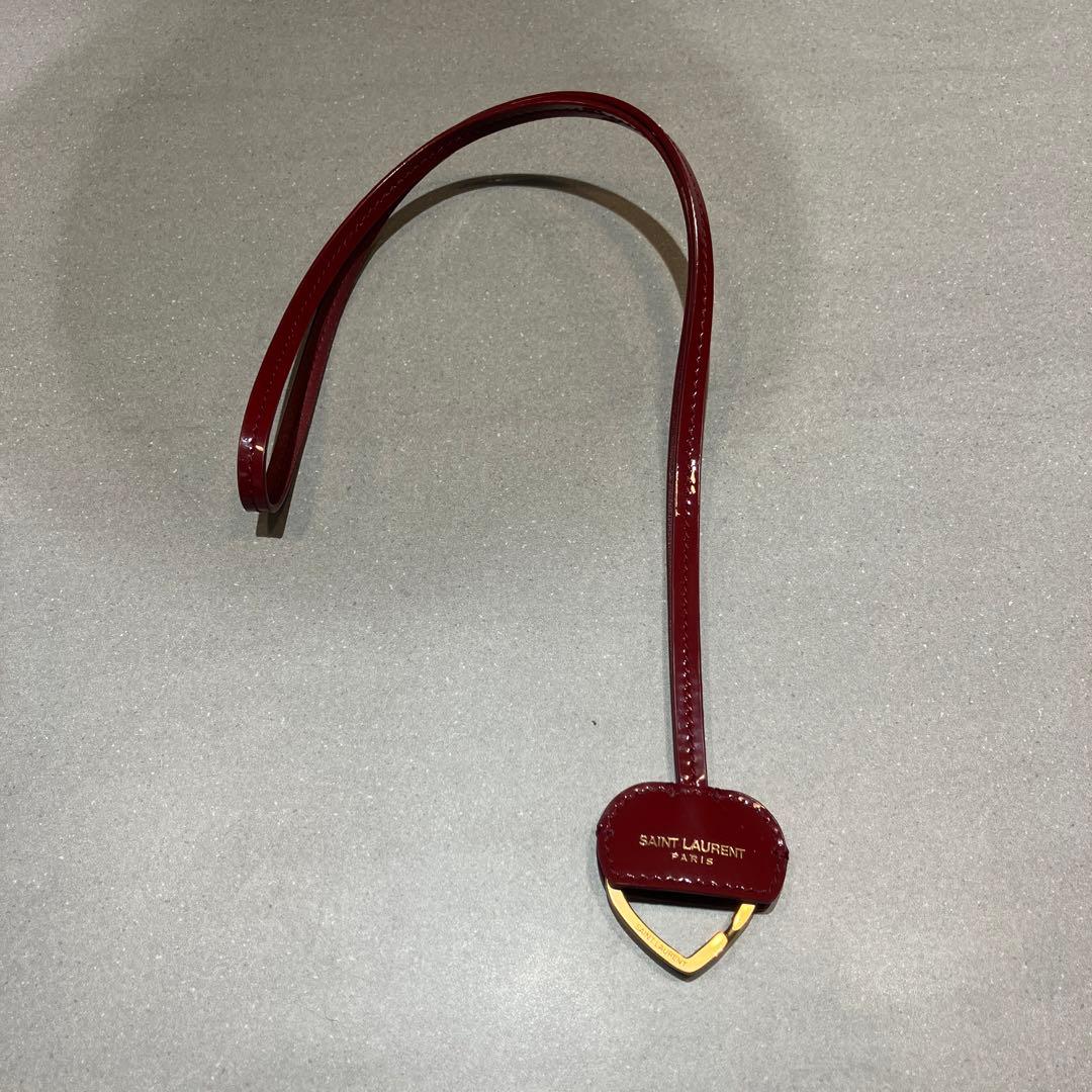 ブランド古着　SAINT LAURENT サンローランパリ　ハート型　キーリング
