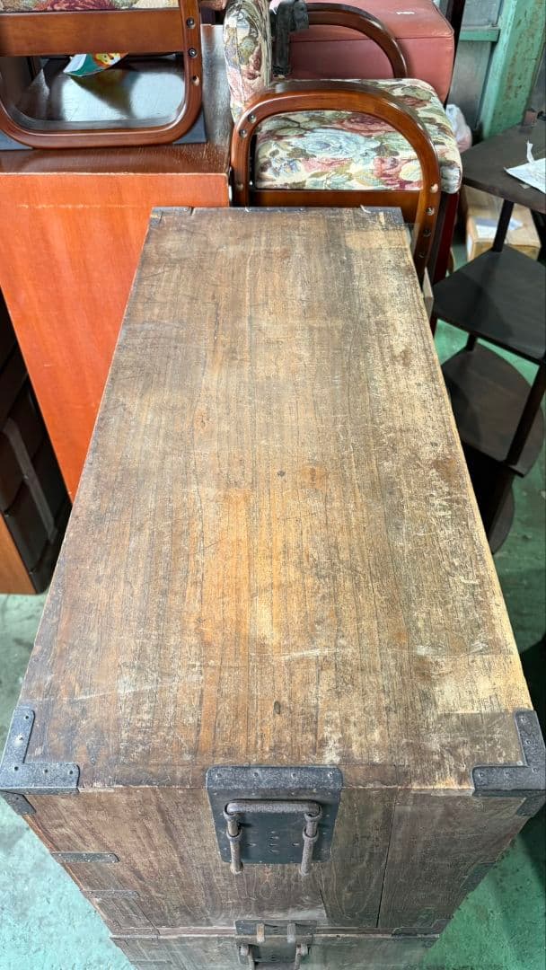 希少　桐箪笥　和家具　時代箪笥　タンス　ディスプレイ　レトロ　アンティーク　2
