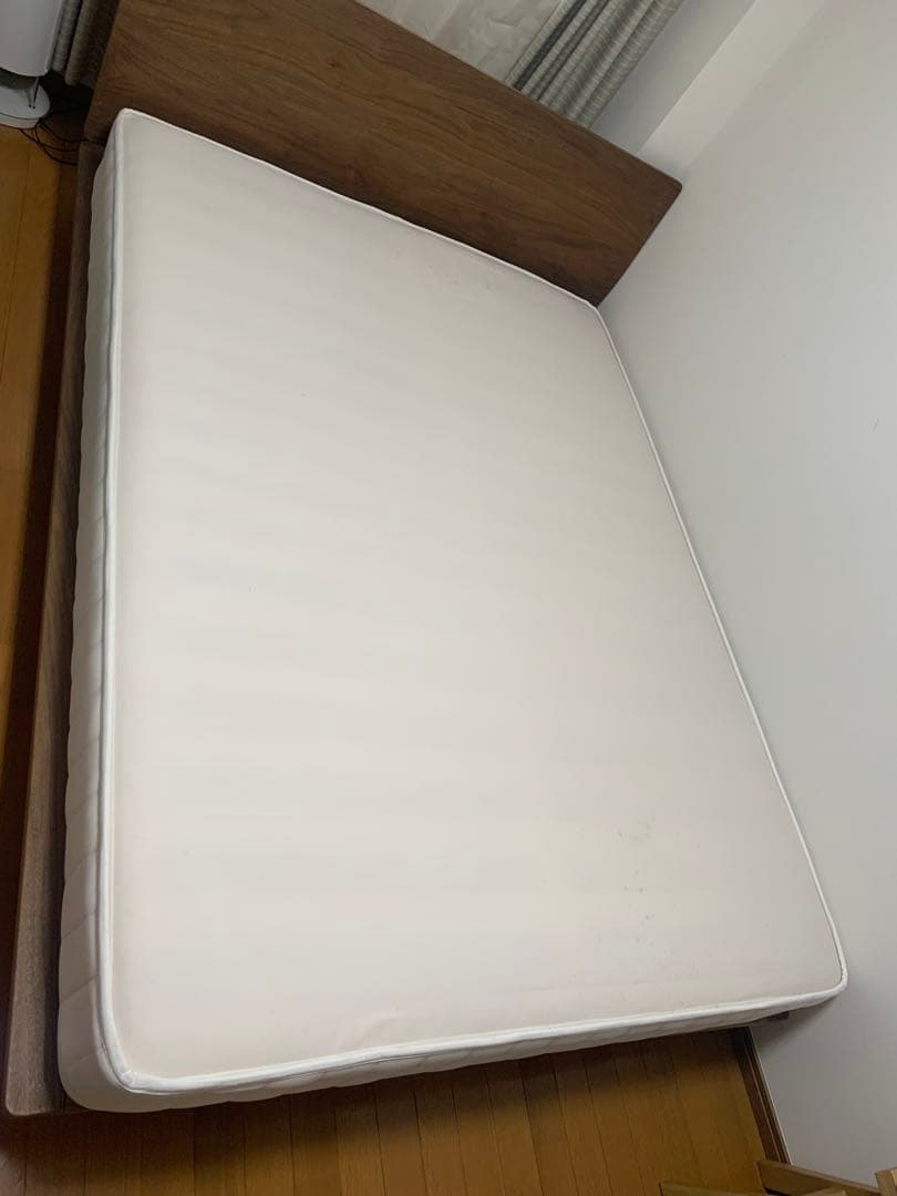 無印　高密度ポケットコイルマットレス・ダブル