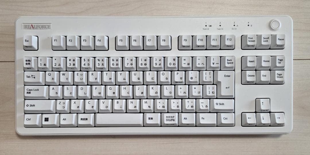 Realforce キーボード R3HC23（白、日本語テンキーレス、30g）2