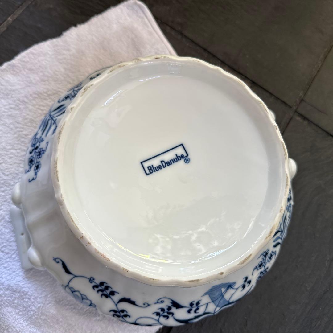 送料込み　ブルーダニューブ　スープサーバーポット　珍品