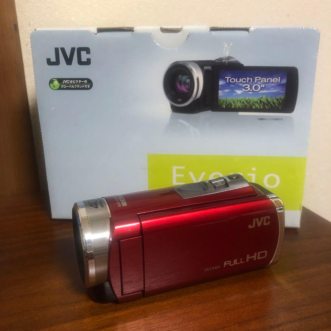 美品 JVC Everio GZ-HM33 バッテリー2個付 ビデオカメラ 完品