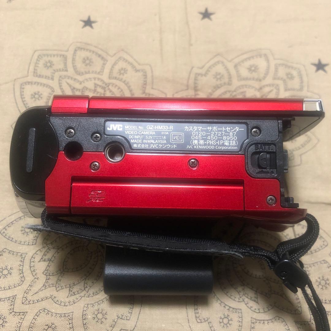 美品 JVC Everio GZ-HM33 バッテリー2個付 ビデオカメラ 完品