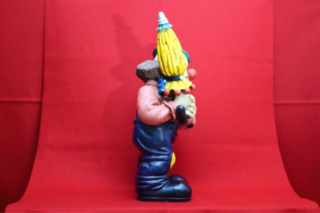 イタリア雑貨・ピエロコレクション【お茶目なピエロ　特大サイズ　傘】