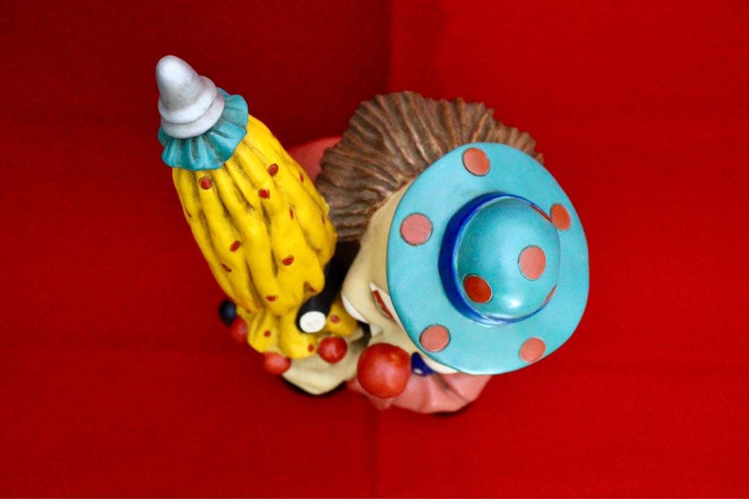 イタリア雑貨・ピエロコレクション【お茶目なピエロ　特大サイズ　傘】