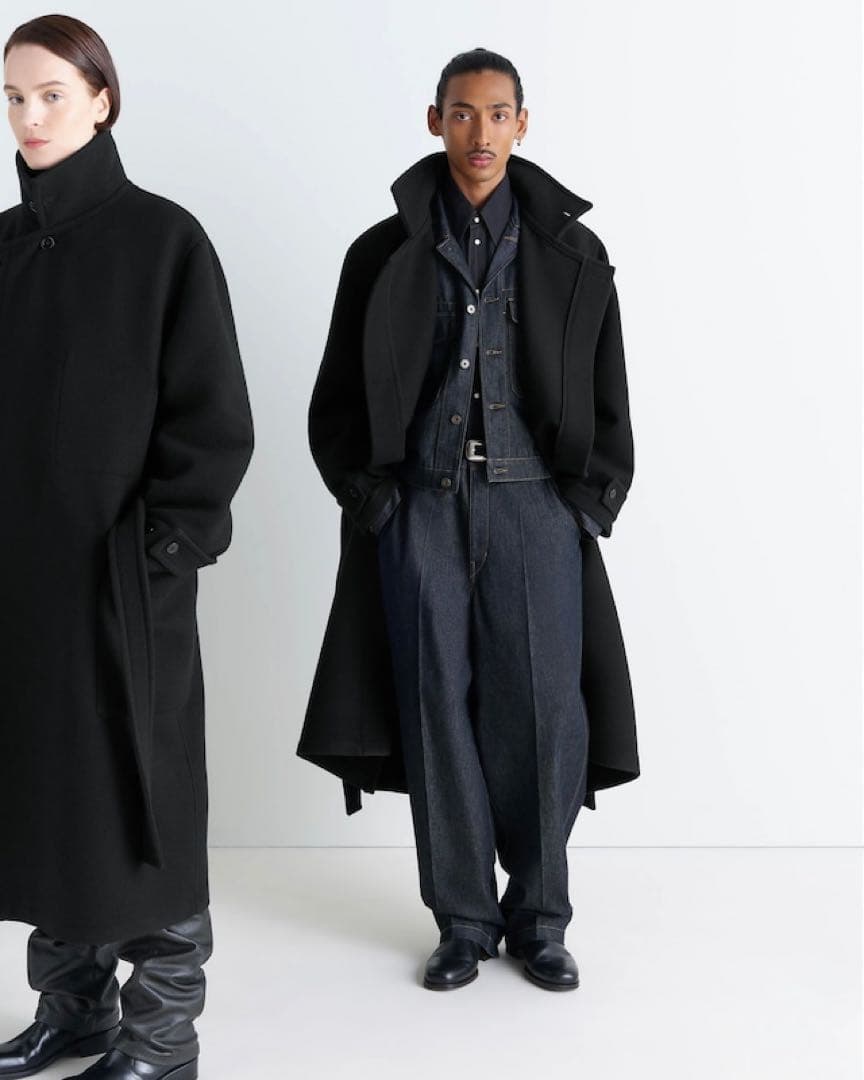 LEMAIRE 25aw wrap coat 正規品 サイズS ルメール