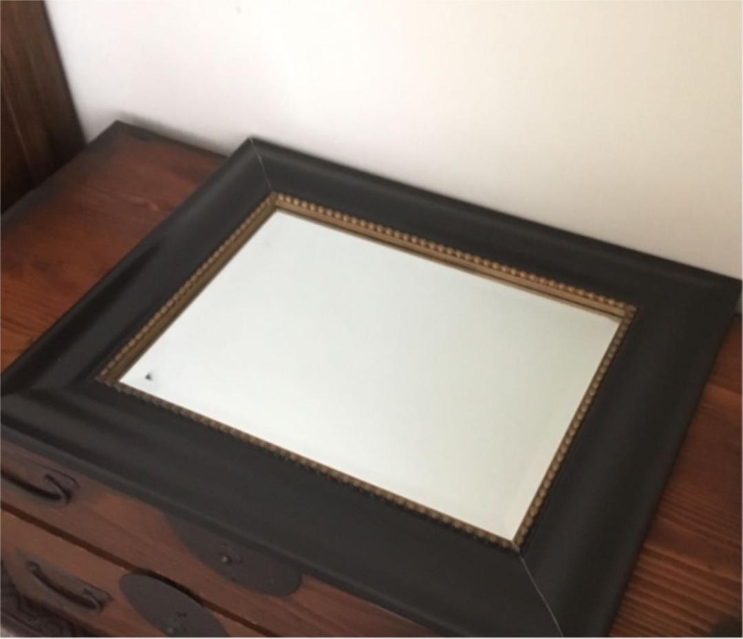 USED 重厚感あるアンティーク風 鏡 インテリア