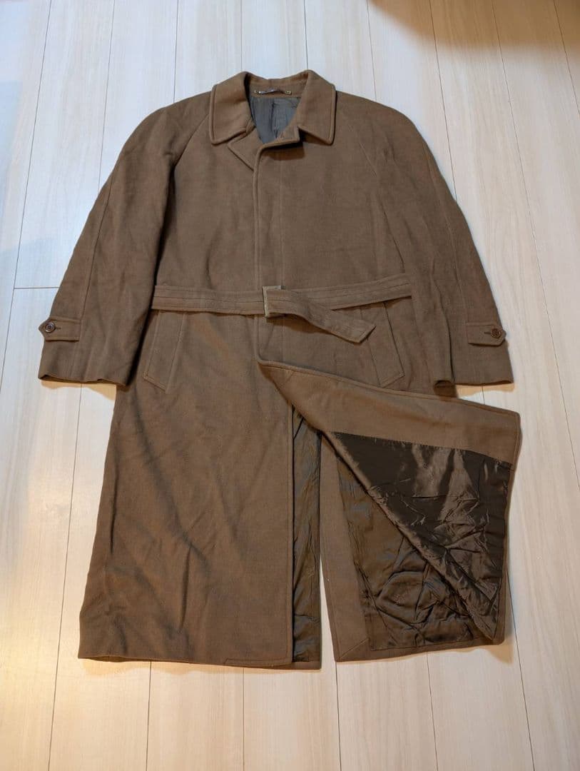 pierre cardin【ウール×カシミア】Balmacaan Coat