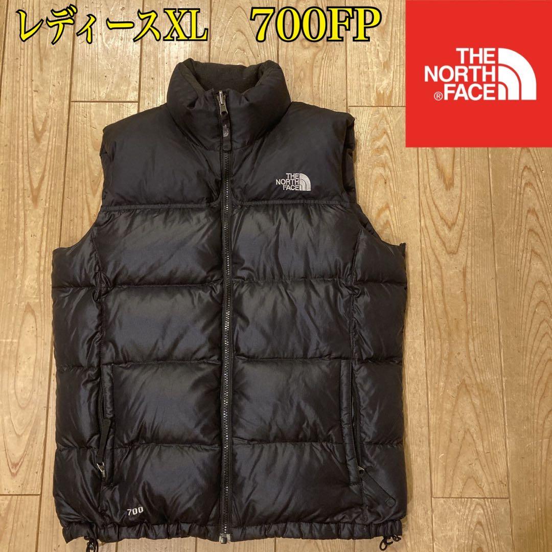 【ズコハム】ノースフェイス ヌプシ ダウンベスト ブラック レディースXL
